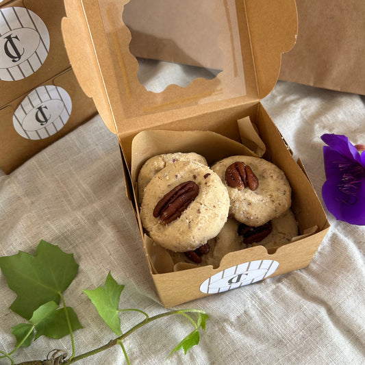 Polvorones con nuez — غريبة بالجوز (Ghraybeh)